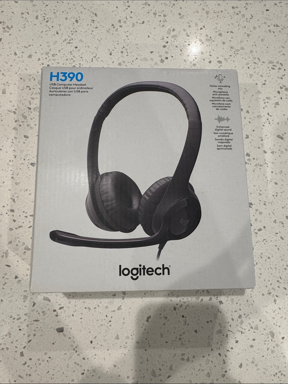 Logitech H390 USB Headset — Black